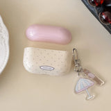 Simple Style Girl Silicone Case For AirPods1 2 For AirPods 3 For AirPods Pro Earphone Accessories Cute Pink Umbrella Dog Pendant