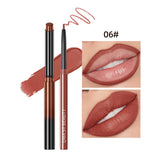 Lipstick Pencil Waterproof Sexy Red Nude Purple Matte Tint Lipstick Lasting Lip liner Pen Longlasting Makeup Cosmetics