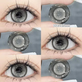 2pcs Natural Blue Lens Colored Prescription Contact Lenses for Eyes Beauty Pupils Myopia Eye Color Lenses Violet Lenses
