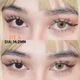1 Pair Colored Contact Lenses for Eyes Russian Girl Blue Lenses Green Eye Lenses Natural Lenses Gray Fashion Lenses
