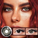 1 Pair Colored Contact Lenses for Eyes Natural Look Brown Lenses Blue Lenses Gray Eye Contact Fashion Lenses