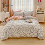 A/B Side，Floral Style 100% Cotton Bedding Set 133X72 Fabric Skin Friendly Duvet Cover 200X200 For