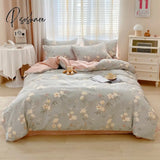 A/B Side，Floral Style 100% Cotton Bedding Set 133X72 Fabric Skin Friendly Duvet Cover 200X200 For