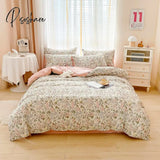 A/B Side，Floral Style 100% Cotton Bedding Set 133X72 Fabric Skin Friendly Duvet Cover 200X200 For