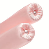 [Overnight Gentle Satin Hair Rollers] Heatless Curling Set - Satin Hair Rollers for Overnight Curls - Heatless Hair Curlers with Headband - Gentle and Effective Hair Care