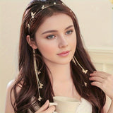 Elegant 1pc Butterfly Tassel Hairband, Traditional Chinese Hair Ornament, Ethereal Photography Prop, Woodland Hair Clip Accessory for Women