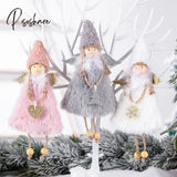 Angel Doll Christmas Ornaments Merry Decorations For Home Garland Tree Decor Navidad Xmas New Year