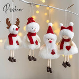 Angel Doll Christmas Ornaments Merry Decorations For Home Garland Tree Decor Navidad Xmas New Year