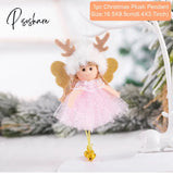 Angel Doll Christmas Ornaments Merry Decorations For Home Garland Tree Decor Navidad Xmas New Year