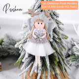 Angel Doll Christmas Ornaments Merry Decorations For Home Garland Tree Decor Navidad Xmas New Year