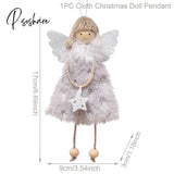 Angel Doll Christmas Ornaments Merry Decorations For Home Garland Tree Decor Navidad Xmas New Year