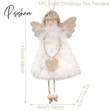 Angel Doll Christmas Ornaments Merry Decorations For Home Garland Tree Decor Navidad Xmas New Year