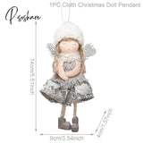 Angel Doll Christmas Ornaments Merry Decorations For Home Garland Tree Decor Navidad Xmas New Year