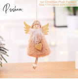 Angel Doll Christmas Ornaments Merry Decorations For Home Garland Tree Decor Navidad Xmas New Year