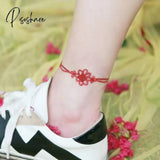 Ankle Feather Anklet Sexy Tattoo Stickers Waterproof Green Leaf Watercolor Art Fake Temporary