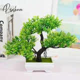 Artificial Plants Bonsai Small Tree Pot Fake Plant Flowers Potted Ornaments For Home Room Table