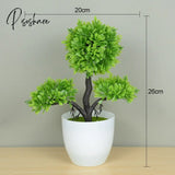 Artificial Plants Bonsai Small Tree Pot Fake Plant Flowers Potted Ornaments For Home Room Table