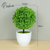 Artificial Plants Bonsai Small Tree Pot Fake Plant Flowers Potted Ornaments For Home Room Table