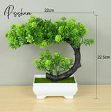 Artificial Plants Bonsai Small Tree Pot Fake Plant Flowers Potted Ornaments For Home Room Table