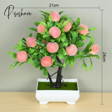 Artificial Plants Bonsai Small Tree Pot Fake Plant Flowers Potted Ornaments For Home Room Table