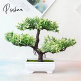 Artificial Plants Bonsai Small Tree Pot Fake Plant Flowers Potted Ornaments For Home Room Table