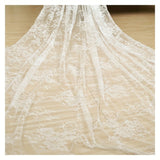 [1pc White Lace Table Cover] 1pc, White Lace Fabric for Table Cover, Lace Decorative Tablecloth Dining Cloth Textile Wedding Party Home Decor