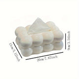 Charming Cloud-Shaped Plastic Tissue Box Holder for Home Decor - Ideal for Kitchen, Bedroom & Living Room, Bedroom Essentials|Decorative Item|Glossy Plastic, Plastic, Decorative Item, Glossy