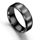 Titanium Steel Frosted Ring Stainless Steel Men's Brushed Ring Ring Jewelry