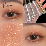 Beyprern Glitter Highlighter Liquid Eye Shadow Eyeliner Durable Waterproof Pearl Shiny Shake High