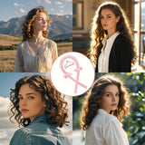 [Overnight Gentle Satin Hair Rollers] Heatless Curling Set - Satin Hair Rollers for Overnight Curls - Heatless Hair Curlers with Headband - Gentle and Effective Hair Care