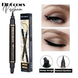 Big Seal Stamp Liquid Eyeliner Pen Waterproof Fast Dry Black Eye Liner Pencil With Cosmetic