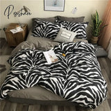 Black Aesthetic Bed Sheet Cotton Boys Leopard New Luxury Bedding Dark Ideas Nordic Kids Boy Zebra