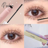 Black Mascara Ultra-Fine Brush Head Thick Long Curling Lengthen Waterproof Natural Non-Smudge