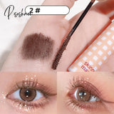 Black Mascara Ultra-Fine Brush Head Thick Long Curling Lengthen Waterproof Natural Non-Smudge