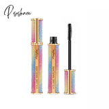 Black Thick Lengthening 4D Mascara Silk Fiber Eyelash Makeup Cosmetic Waterproof Starry Sky 3D