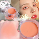 Blush Cream Nude Pink Natural Makeup Cheek Contour Lasting Matte Velvet Mousse Mud Peach Rouge Tint