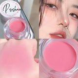 Blush Cream Nude Pink Natural Makeup Cheek Contour Lasting Matte Velvet Mousse Mud Peach Rouge Tint