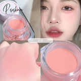 Blush Cream Nude Pink Natural Makeup Cheek Contour Lasting Matte Velvet Mousse Mud Peach Rouge Tint