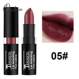 Brand Black Lipstick Retro Dark Color Lipsticks Matte Waterproof Blue Vampire Holloween Party