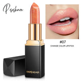 Brand Professional Lips Makeup Waterproof Long Lasting Pigment Nude Pink Mermaid Shimmer Lipstick