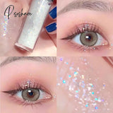 Bright Highlight Diamond Eye Shadow Metal Liquid Eyeshadow Shimmer And Shine Glow Glitter Single