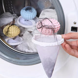 3pcs Hair & Lint Remover for Laundry - 2-in-1 Washing Machine Filter with Floating Mesh Bag, No Power Needed