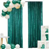 2/4pcs Vibrant Multi-Color Sequin Backdrop Curtain - Sparkling Photography Prop, Birthday Party Decor, Wedding Decoration, Home Decor Accent - Reusable, Easy to Hang, Durable, and Versatile Background Curtain for Memorable Mo