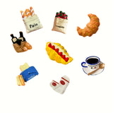 [8 Cute Fridge Magnets Decorative] Set of 8 Cute Fridge Magnets, Decorative for Kitchen And Bedroom, Creative Resin Fridge Magnets, a Gift for Friends During The Holidays.