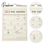 Calendar 2023 Wall Schedule Planner Monthly Hanging Daily Year Plan Planning Calendars Office Sheet