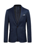 Men's Semi-formal Blazer, Two Button Flap Pocket Suit Jacket