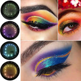 Chameleon Monochrome Eyeshadow Metallic Glitter Eye Shadow Palette Powder Radiant Pigment Shiny