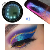 Chameleon Monochrome Eyeshadow Metallic Glitter Eye Shadow Palette Powder Radiant Pigment Shiny