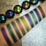 Chameleon Monochrome Eyeshadow Metallic Glitter Eye Shadow Palette Powder Radiant Pigment Shiny