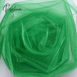 Cheap!48Cm*5Meter Sheer Crystal Organza Tulle Roll Fabric For Draping Wedding Ceremony Party Home